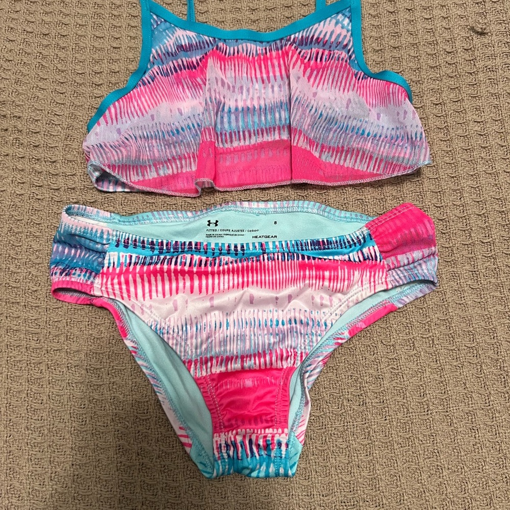 Colorful Striped Bikini Set